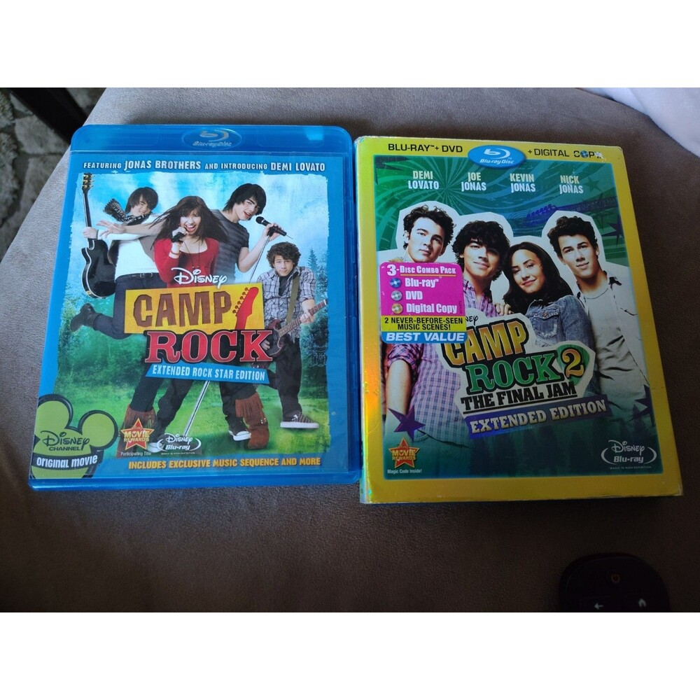 Camp Rock (Blu-ray Disc, 2008) Plus Camp Rock 2 Blu Ray
